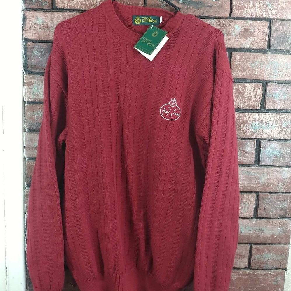 BNWT Vintage Oscar Jacobson Golf Crewneck